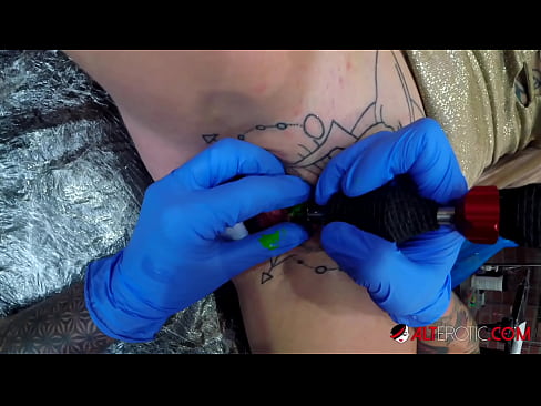 ❤️ Extremely tattooed hottie Sully Savage got a tattoo on her clitoris ☑ Hard porn at us